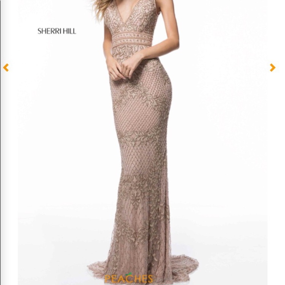 Sherri Hill 51475 fully beaded dress